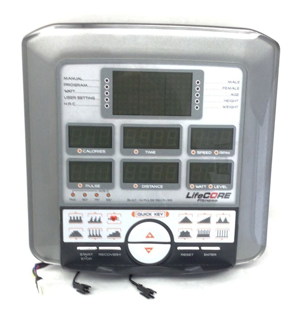Lifecore LC-1050RBS Recumbent Bike Display Console Assembly 20130415-042-hydrafitnessparts