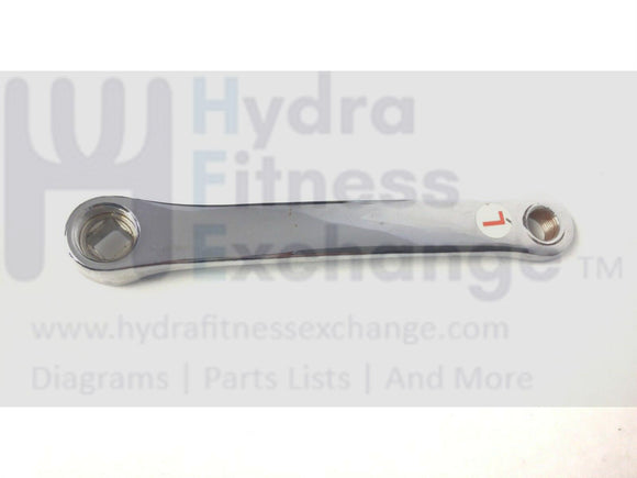 Lifecore LC900RB Recumbent Bike M1-1 Left Crank Arm-hydrafitnessparts