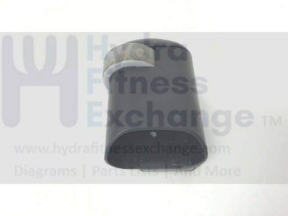 Lifecore LC985VG Elliptical Right Front Wheel End Cap-hydrafitnessparts