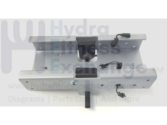 Lifecore Recumbent Bike Seat Carriage Slide Assembly-hydrafitnessparts