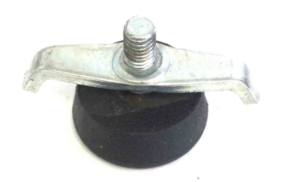 Lifecore VST-V4 Elliptical Adjustable Foot Pad Leveler Black with Wingnut-hydrafitnessparts