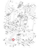 Lifecore VST-V4 Elliptical Right Foot Pedal Bracket Weldment G24-hydrafitnessparts