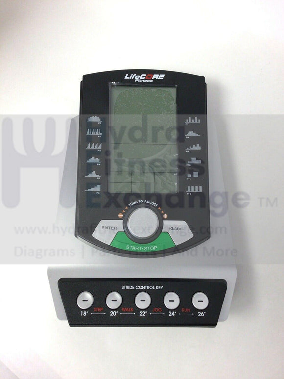 Lifecore VST V8 Elliptical Display Console Assembly 21-V8-G-hydrafitnessparts
