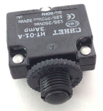 Lifecore VSTV8 209076 Elliptical Power Entry Overload Switch 3A HT-10-A or A23-hydrafitnessparts