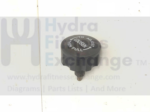 Lifecore lc950ubs Upright Bike Seat Adjustment Pin Knob-hydrafitnessparts