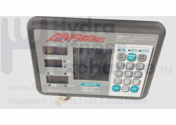 Lifecycle Life Fitness LC-5500 Upright Bike Display Console AK17-00177-0002-hydrafitnessparts