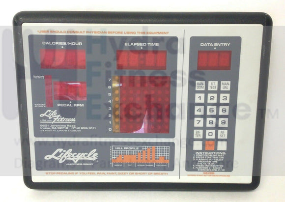 Lifecycle Upright Bike Display Console Assembly OK18-01243-0001-hydrafitnessparts