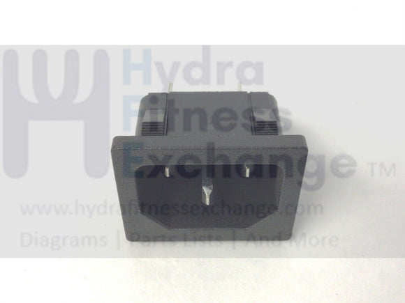 Lifespan TR3000i TR4000i Treadmill Elliptical Power Cord Entry Input Socket 407202250150001-hydrafitnessparts