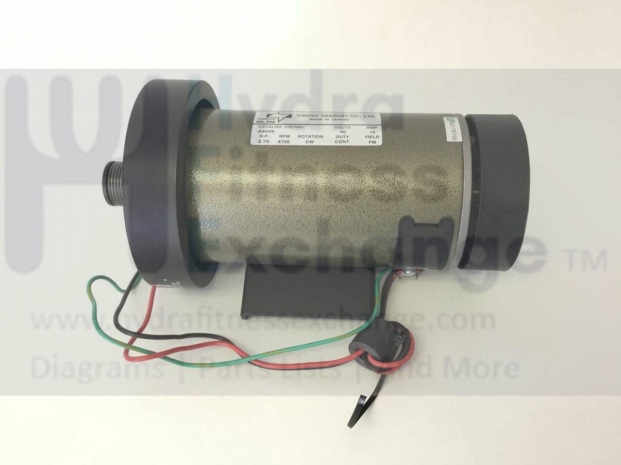 Lifespan TR3000i Treadmill DC Drive Motor with Flywheel A4D06