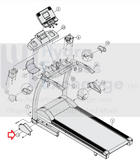 Lifespan Treadmill Left Base Frame Cover MFR-311TB320011 & 311TB3200111003-hydrafitnessparts