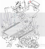 Lifestyler Expanse 2000 Treadmill Display Console Assembly MFR-ECT87 115065-hydrafitnessparts