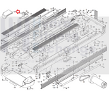 Lifestyler NordicTrack 1500 775 1750 C1500 Treadmill Back Left End Cap 305135-hydrafitnessparts