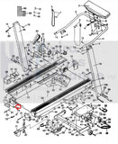 Lifestyler Proform Expanse 1500 Crosswalk Plus Treadmill Left Rear Endcap 116600-hydrafitnessparts