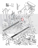 Lifestyler Proform Weslo Image Treadmill Front Drive Roller with Pulley 122213-hydrafitnessparts