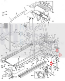 Lifestyler Proform Weslo Treadmill Storage Safety Latch Shock Assembly 118391-hydrafitnessparts