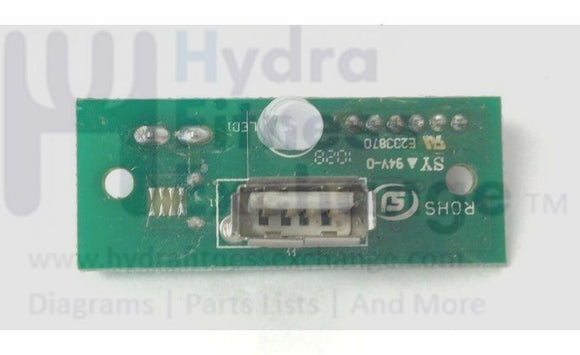 Livestrong Elliptical Controller Board CTL USB HBPB RoHS E233870 1000114339-hydrafitnessparts