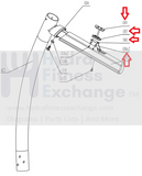 Livestrong Horizon Fitness Treadmill Rail Quick Key Speed Control 1000105044-hydrafitnessparts