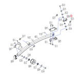 Livestrong Horizon Vision AFG Fitness Elliptical Crank Pin Sleeve 1000214179-hydrafitnessparts