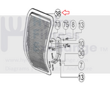 Livestrong LS6.0R-RB007 LS6.0R-C1 I RB010 Recumbent Bike Backrest Set 1000234140 Replaced by 1000350705-hydrafitnessparts