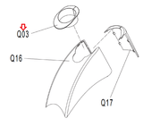 Livestrong LS7.9E LS8.0E Elliptical Upper Console Mast Cover 1000100887-hydrafitnessparts