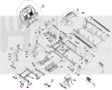 Livestrong Tempo Horizon Fitness Treadmill Folding Safety Latch Shock 1000114104-hydrafitnessparts