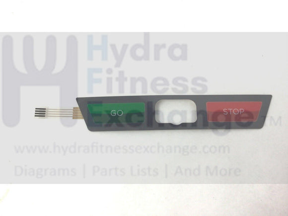 Livestrong Treadmill English overlay Keypad 1000223389-hydrafitnessparts