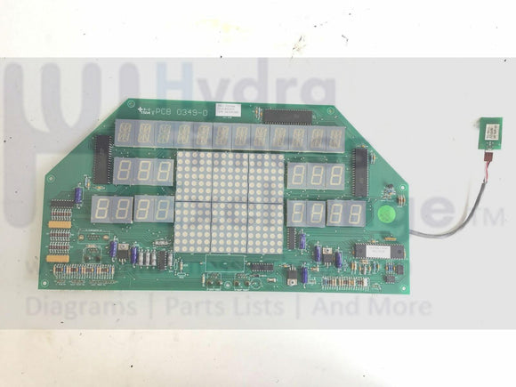 Magnum Fitness Systems Recumbent Bike Console Electronic Circuit Board-hydrafitnessparts