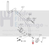Matrix Commercial Fitness Elliptical Round Hex Socket Screw M8 - 1.25P x 65L 004533-AB-hydrafitnessparts