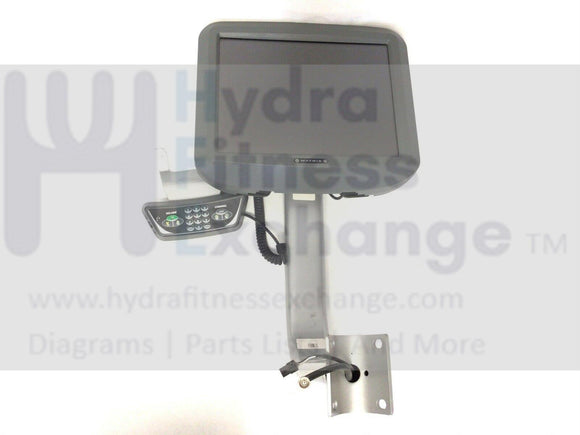 Matrix Commercial R5x-05-G2 Recumbent Bike LCD TV Display Assembly w Mount r5x-pvs-hw-hydrafitnessparts