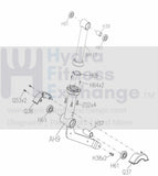 Matrix Fitness A3x-01 A7x A7xe Elliptical Right Lower Pivot Arm Set 0000088071-hydrafitnessparts