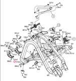 Matrix Fitness AR11 Rower Wheel Down Cover 1000353624-hydrafitnessparts