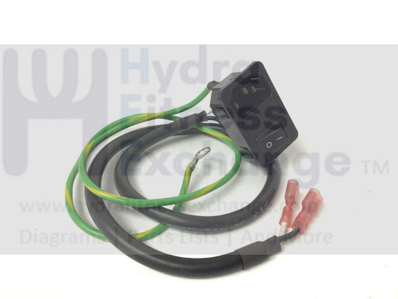 Matrix Fitness Ascent Trainer Elliptical Power Entry Input Module 063043-A-hydrafitnessparts