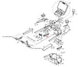 Matrix Fitness CTM528D Treadmill Console Mast Left Cover 0000084682-hydrafitnessparts