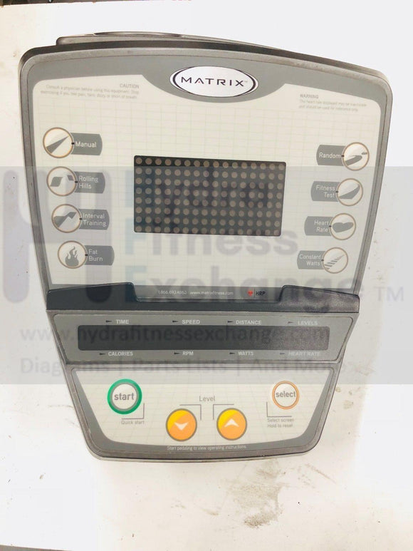 Matrix Fitness Commercial Upright Bike U3x R3X -01 Display Console 1000213547-hydrafitnessparts