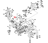 Matrix Fitness FW229 Strength System Storage Safety Latch Shock 1000306753-hydrafitnessparts
