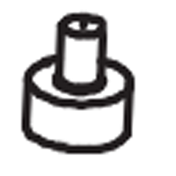 Matrix Fitness Oxford 5 - AR50B Rower Black Stopper Block 1000304895-hydrafitnessparts