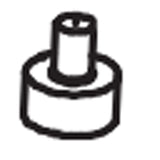 Matrix Fitness Oxford 5 - AR50B Rower Black Stopper Block 1000304895-hydrafitnessparts