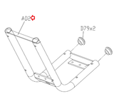 Matrix Fitness R3x R3xe R5x R7x R7xe Recumbent Bike Back Pad Tube Set 015362-AB-hydrafitnessparts