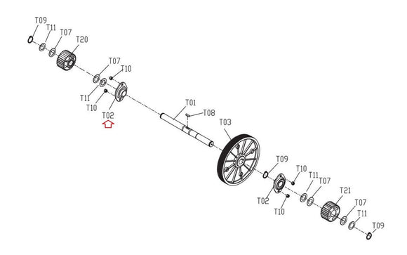 Matrix Fitness S3x S3xe S5x S7x S7xe S7xi Stepper Bearing Only 058741-A-hydrafitnessparts