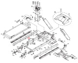 Matrix Fitness T3xe T1xe Treadmill Running Deck Elastomer Mid Set 0000095662-hydrafitnessparts
