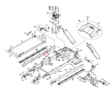 Matrix Fitness T3xe T3x Treadmill Side Rail Fixing Bracket Set 0000093033-hydrafitnessparts