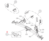 Matrix Fitness T5x- FTM501E Treadmill Pulse Handlebar W/Center Go Pod 1000385828-hydrafitnessparts