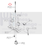 Matrix Fitness T5x T5xGT T7xi T7xe T7x Treadmill TV Power Wire 1000228045-hydrafitnessparts