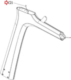 Matrix Fitness Treadmill Middle Pulse Wire Harness 1000365666-hydrafitnessparts