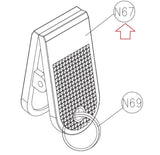 Matrix Fitness Treadmill Safety Switch Clip Set Red Include Ring 1000231247-hydrafitnessparts