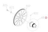 Matrix H3x-01-G4 R5x-02-G4 R7xe-01-G4 Recumbent Bike Drive Pulley 014158-EA-hydrafitnessparts