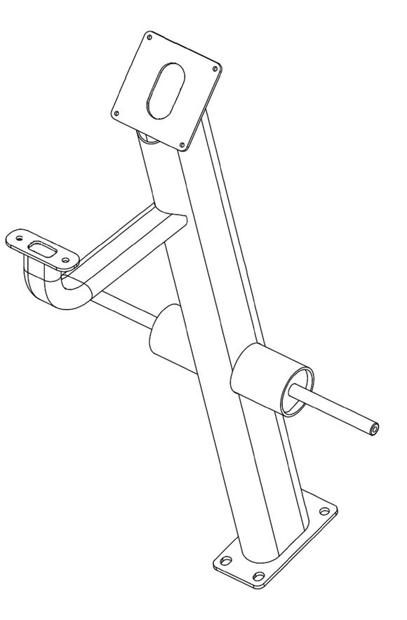 Matrix Horizon Fitness Elliptical Console Base Set Assembly-hydrafitnessparts