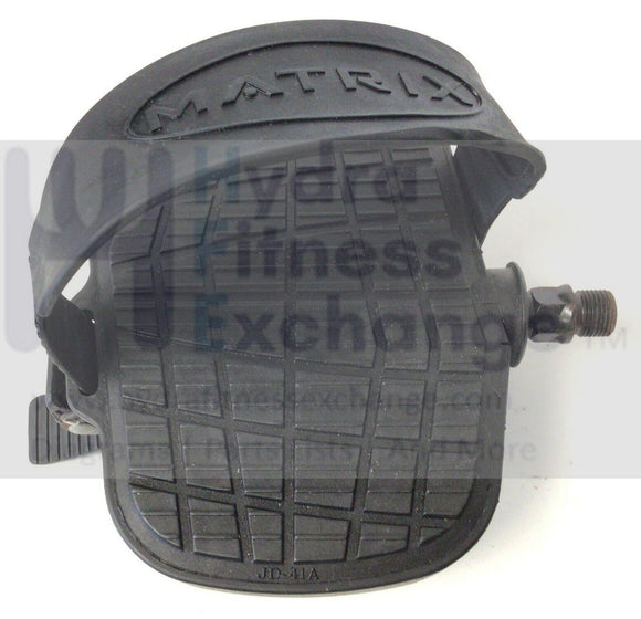 Matrix Hybrid Cycle U3x U5x U7xi Upright Bike Left Foot Pedal W/Strap 1000230353-hydrafitnessparts