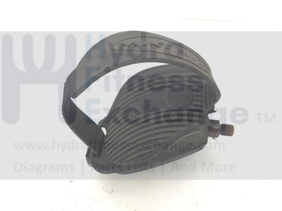 Matrix MX-U5X Bike Left Foot Pedal with Strap-hydrafitnessparts