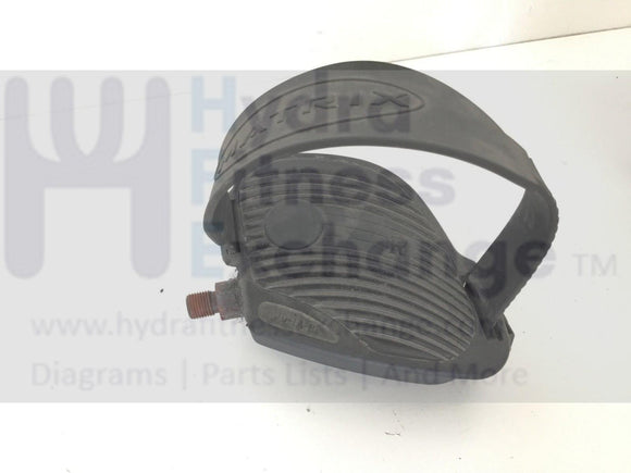 Matrix MX-U5X Bike Right Foot Pedal with Strap 0000090518-hydrafitnessparts